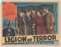 8z1166 LEGION OF TERROR LC 1936 c/u of Bruce Cabot arresting Marguerite Churchill by soldiers!