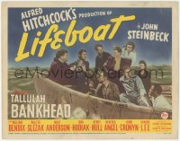 8z0645 LIFEBOAT TC 1943 Alfred Hitchcock's adaptation of John Steinbeck's story of nine survivors!