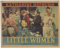 8z1176 LITTLE WOMEN LC 1933 great image showing all four sisters, Hepburn, Parker, Dee & Bennett!