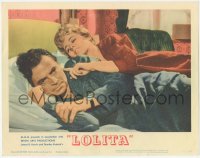 8z0668 LOLITA LC #1 1962 Stanley Kubrick directed, James Mason repulsed by Shelley Winters in bed!