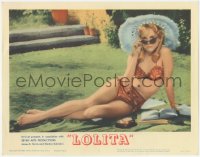 8z0661 LOLITA LC #2 1962 Stanley Kubrick, iconic close up of sexy Sue Lyon in two-piece swimsuit!