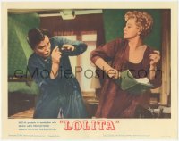 8z0667 LOLITA LC #3 1962 Stanley Kubrick, James Mason w/ Shelley Winters when she learns the truth!