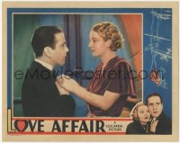 8z1186 LOVE AFFAIR LC 1932 wonderful c/u of young Humphrey Bogart & Dorothy Mackaill, ultra rare!