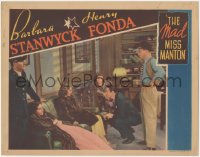8z1194 MAD MISS MANTON LC 1938 Sam Levene watches Henry Fonda questioning Barbara Stanwyck!