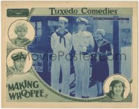 8z1199 MAKING WHOOPEE LC 1928 sailor Harold Goodwin & Estelle Bradley in Tuxedo Comedy, ultra rare!