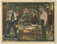 8z1202 MAN IN THE SADDLE LC 1926 Hoot Gibson captures the bad guy, ties him up & brings him in!