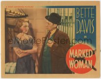 8z1208 MARKED WOMAN LC 1937 Bette Davis glares at Raymond Hatton while inside her prison cell!