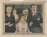 8z1209 MARRIAGE LIES LC 1925 close up of five shocked people, A Lightning Comedy, ultra rare!