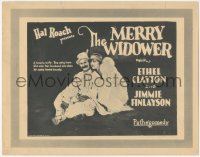 8z0799 MERRY WIDOWER TC 1925 lonely wife Gloria Joy never gets to see husband James Finlayson, rare!