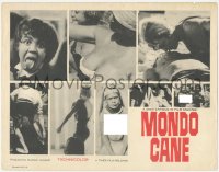 8z1217 MONDO CANE LC 1962 classic early Italian documentary of human oddities, nude images!