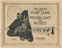 8z0803 MOONLIGHT & NOSES TC 1925 18 year old Fay Wray over Clyde Cook, directed by Stan Laurel!