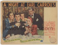 8z1236 NIGHT AT EARL CARROLL'S LC 1940 Ken Murray with Lillian Cornell & three others in nightclub!