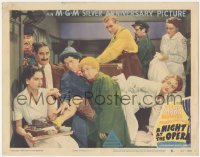 8z1238 NIGHT AT THE OPERA LC #8 R1948 Groucho, Chico & Harpo Marx in most classic stateroom scene!