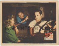 8z1240 NIGHTMARE ALLEY LC #2 1947 c/u of Tyrone Power driving truck with Joan Blondell & Ian Keith!