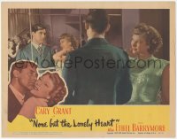 8z1246 NONE BUT THE LONELY HEART LC 1944 great c/u of Cary Grant & June Duprez standing by mirror!