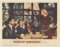 8z0657 NORTH BY NORTHWEST LC #7 1959 Mt. Rushmore tourists Cary Grant, James Mason & Eva Marie Saint