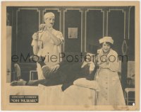 8z1252 OH NURSIE LC 1923 doctor drilling into Jack Cooper's foot as nurse listens, ultra rare!