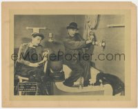 8z1256 ONCE A PLUMBER LC 1920 wacky image of Eddie Lyons & Lee Moran fixing bathtub, rare!