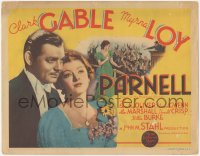 8z0816 PARNELL TC 1937 Clark Gable & Myrna Loy's love rocked foundations of an empire, ultra rare!