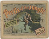 8z0819 PERILS OF THE JUNGLE chapter 2 TC 1927 Eugenia Gilbert, Frank Merrill, Jungle King, rare!
