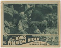 8z1281 PHANTOM RIDER chapter 3 LC 1936 Buck Jones helping wounded old man, The Brink of Disaster!