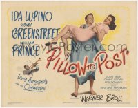 8z0823 PILLOW TO POST TC 1945 Ida Lupino, plus Louis Armstrong playing his trumpet!