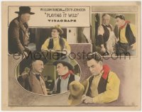 8z1286 PLAYING IT WILD LC 1923 great montage of William Duncan in different situations, ultra rare!
