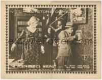 8z1287 PLAYWRIGHT'S WRONG LC 1918 Fontaine La Rue watches Billy Franey try to crack safe, rare!