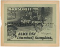8z0824 PLUMBER'S DAUGHTER TC 1925 directed by Larry Semon, Alice Day in the title role, ultra rare!