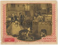 8z1305 RED PEPPER LC 1925 great image of woman pulling dog away from bulldog under cashier, rare!