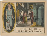 8z1309 REMITTANCE WOMAN LC 1923 Ethel Clayton's escape is blocked off by man in alley, rare!