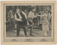 8z1314 RIDIN' ROMEO LC 1921 large man is upset when Tom Mix cuts in to dance with his girl, rare!