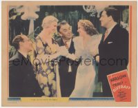 8z1316 RIFFRAFF LC 1936 people wish happiness to newlyweds Jean Harlow & Spencer Tracy, rare!
