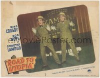 8z1318 ROAD TO UTOPIA LC #6 1946 image of wacky Bob Hope & Bing Crosby in dance number!