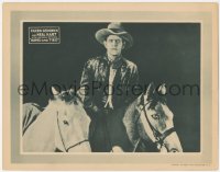 8z1326 ROPED & TIED LC 1918 great close up of cowboy Neal Hart with two horses, ultra rare!