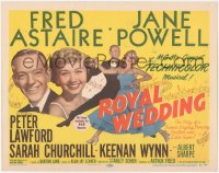 8z0831 ROYAL WEDDING TC 1951 great image of dancing Fred Astaire & sexy Jane Powell, MGM musical!