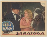 8z1336 SARATOGA LC 1937 Jean Harlow tells Gable it'll break grandpa's heart to sell horse, rare!