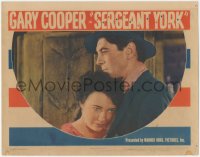 8z1348 SERGEANT YORK LC 1949 best close up of Gary Cooper & Joan Leslie, Howard Hawks classic!