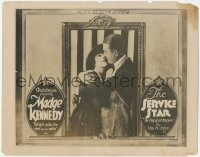 8z0835 SERVICE STAR TC 1918 pretty Madge Kennedy, the girl with the eyes & smile, ultra rare!
