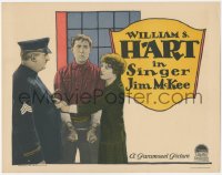 8z1358 SINGER JIM MCKEE LC 1924 Phyllis Haver begs policeman to let William S. Hart free!