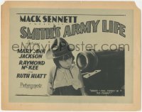 8z0841 SMITH'S ARMY LIFE TC 1928 Mack Sennett military comedy, child star Mary Ann Jackson, rare!