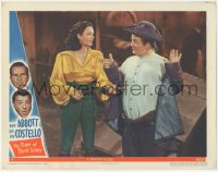 8z1427 TIME OF THEIR LIVES LC #6 1946 ghost Lou Costello at gunpoint by ghost Marjorie Reynolds!