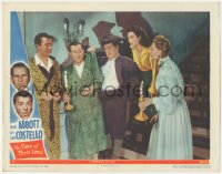 8z1428 TIME OF THEIR LIVES LC #7 1946 Reynolds watches ghost Lou Costello grabbing Bud Abbott!