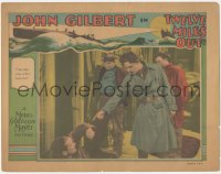 8z1442 TWELVE MILES OUT LC 1927 angry John Gilbert wants man to take orders from him, very rare!