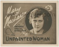 8z0862 UNPAINTED WOMAN TC 1919 early pairing of Tod Browning & Sinclair Lewis, ultra rare!