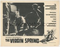 8z1452 VIRGIN SPRING LC 1960 Ingmar Bergman's Jungfrukallan, Max von Sydow gets revenge!