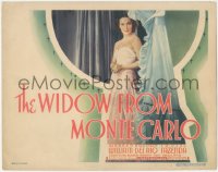 8z0871 WIDOW FROM MONTE CARLO TC 1935 full-length portrait of beautiful Dolores Del Rio, ultra rare!