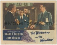8z1479 WOMAN IN THE WINDOW LC 1944 Fritz Lang, Edward G. Robinson & Raymond Massey & Edmond Breon!