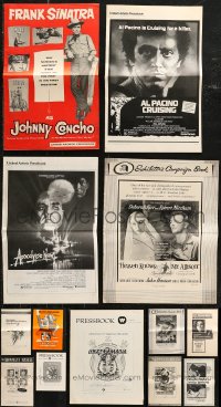 9a0535 LOT OF 13 UNCUT PRESSBOOKS 1950s-1980s advertising a variety of different movies!