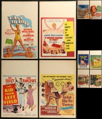 9a0028 LOT OF 14 WINDOW CARDS 1953-1954 great images from a variety of different movies!